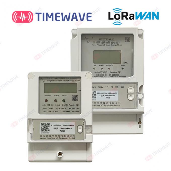 LoRaWAN Voltage Current Power Energy Meter RS485 Communication Three Phase