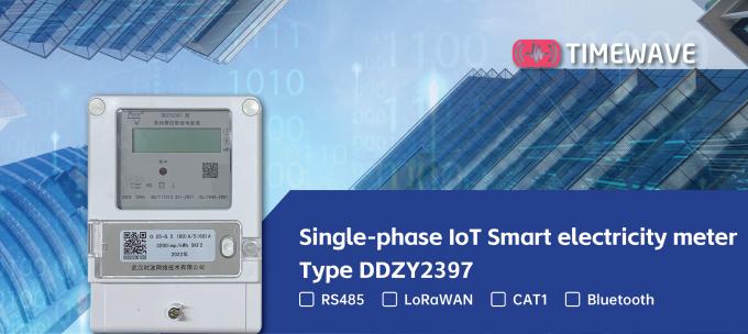 TimeWave 1 Phase Electric Meter IoT LoRaWAN Smart Measuring Device DDZY2397