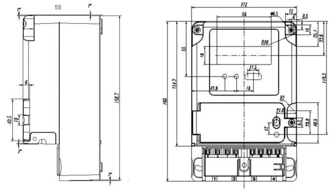Din Rail LoRaWAN Energy Meter Smart Single Phase AS923MHz EU868MHz AU915MHz