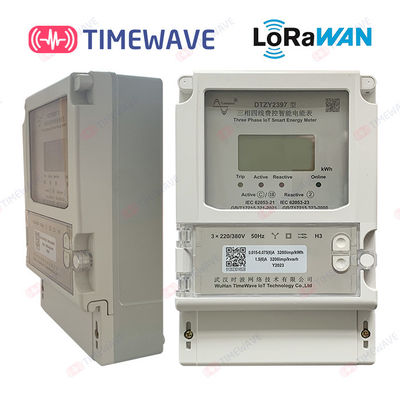 Smart Three Phase Digital Energy Meter Wireless LoRaWAN Direct Connected
