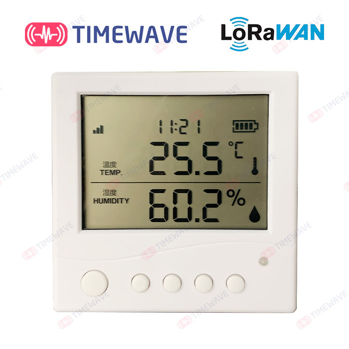 Lorawan environmental monitoring sensor wireless temp and humidity