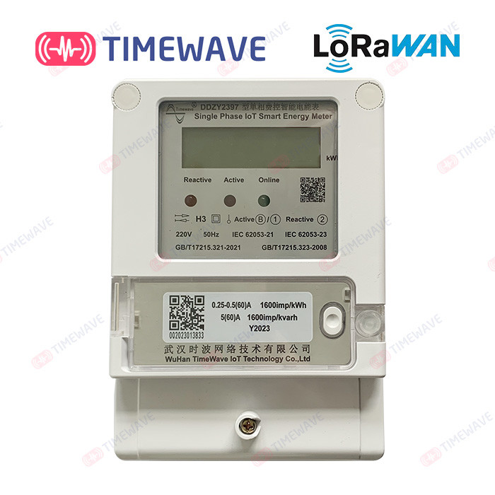 Anti Corrosion LoRaWAN Energy Meter LCD Display Smart Energy Meter IoT