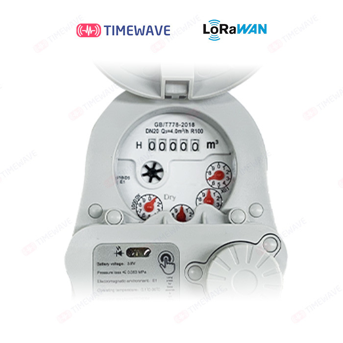 LoraWan Wireless Remote Reading 15-25mm Digital LoRaWAN Cold/Hot Water ...