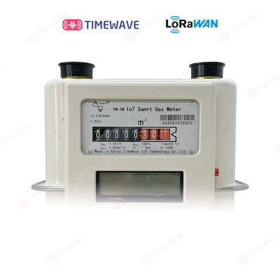 Contador de gás LoRaWAN para instalação montada na parede, ligada diretamente, com duração prolongada da bateria