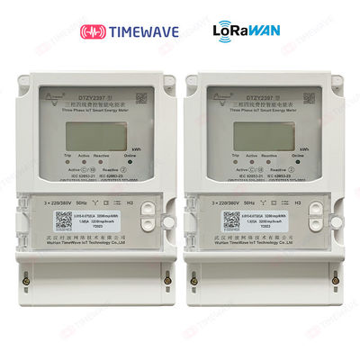 Medidor de energia inteligente LoRaWAN com antena externa para maior fiabilidade