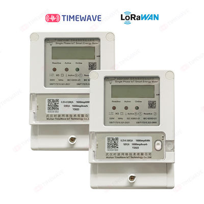 Compteur d'énergie électrique intelligent à phase unique WiFi avec télécommande prépayée et contrôle d'allumage et d'arrêt de l'électricité, facturation basée sur le temps